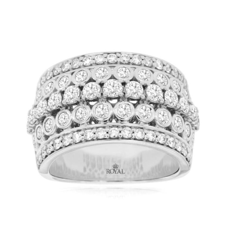 Five Row Diamond Band