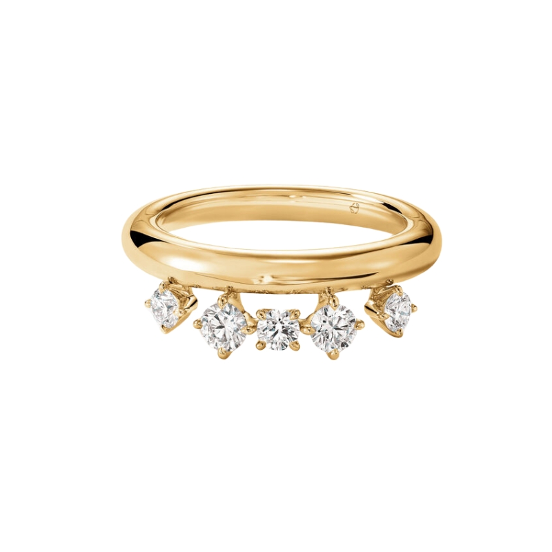 HEARTS ON FIRE Barre Floating Diamond Ring
