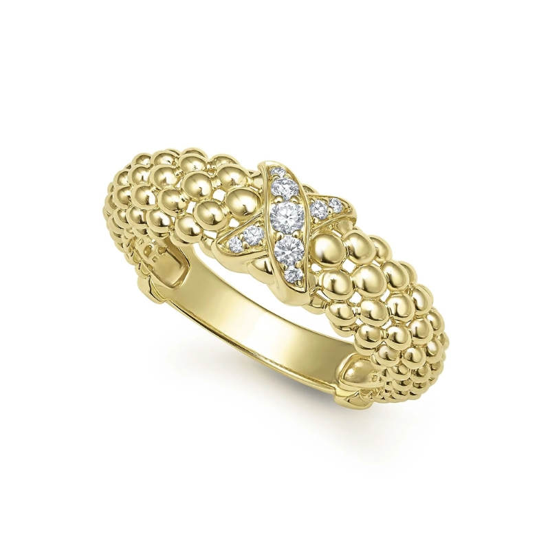 LAGOS Embrace X Caviar Diamond Ring