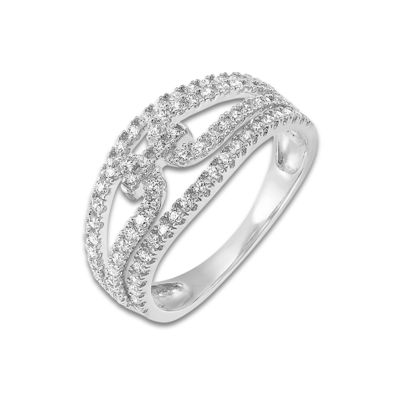 Diamond Link Ring