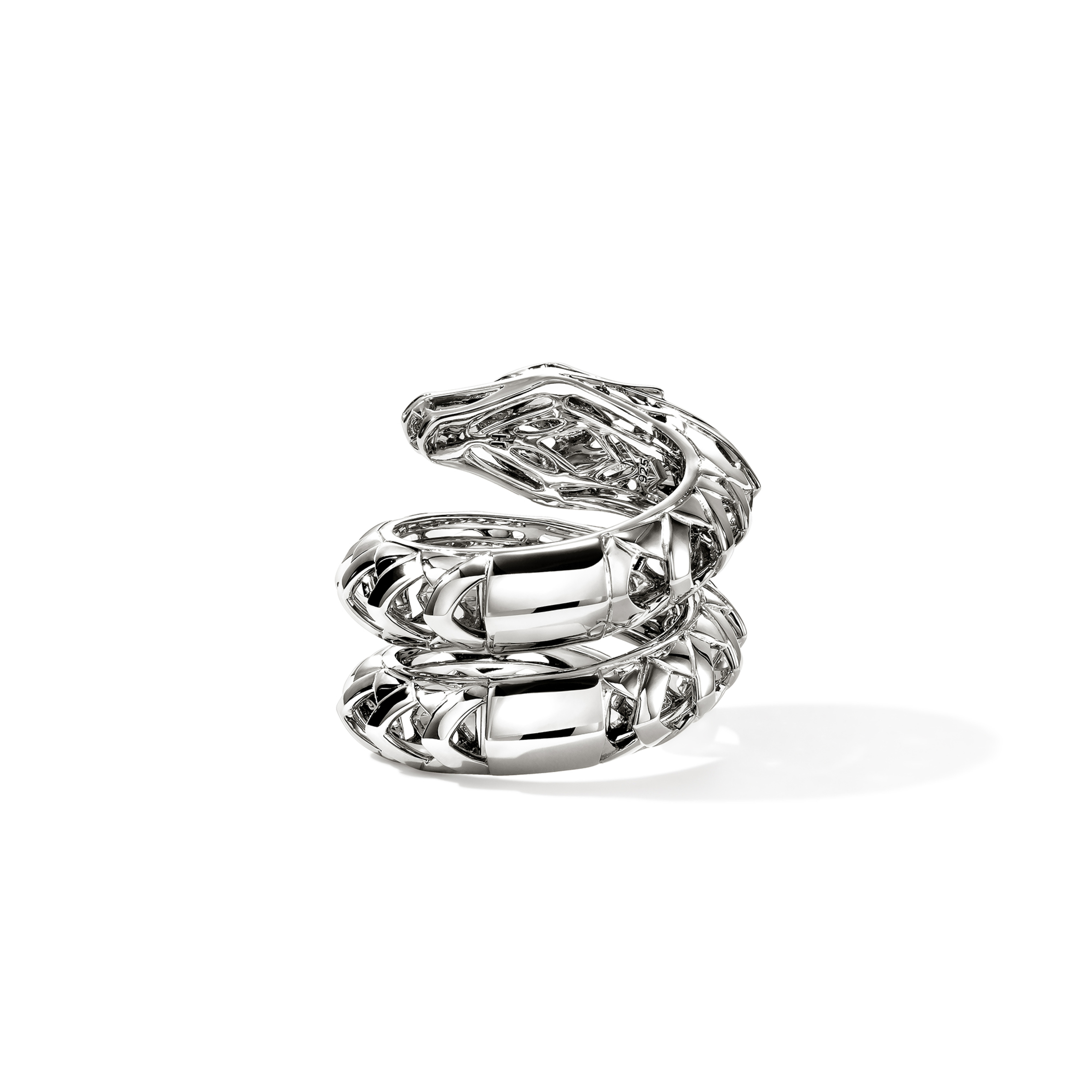 JOHN HARDY Naga Diamond Double Wrap Ring