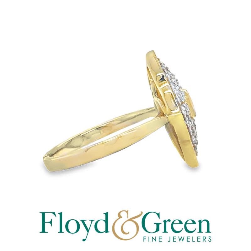 Diamond Bezel Set & Cluster Ring