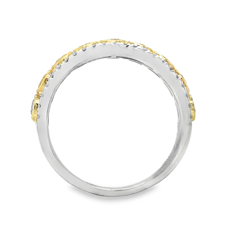 3-Row Diamond Band