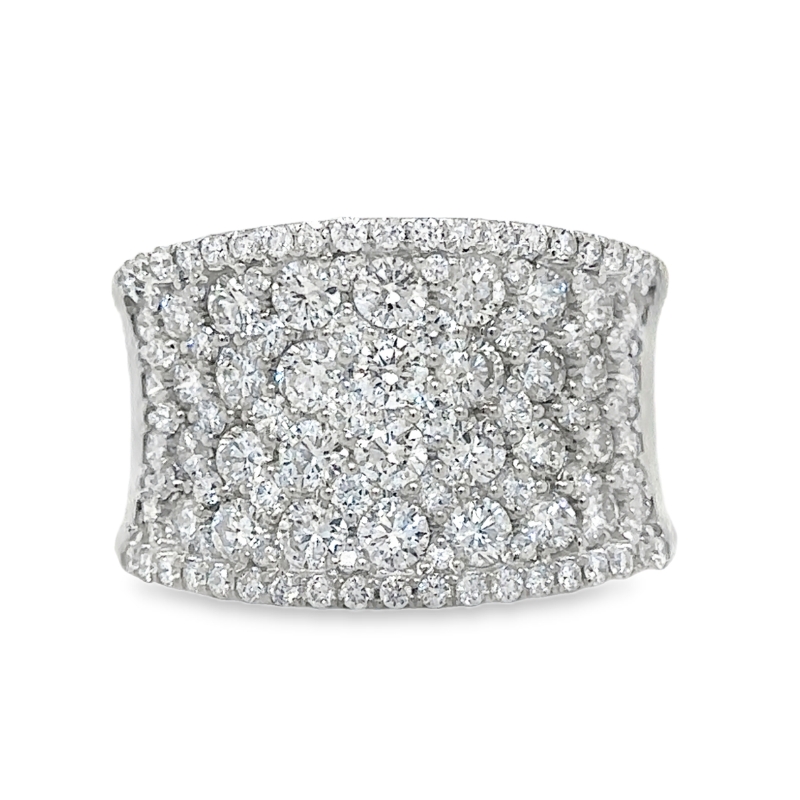 Diamond Saddle Ring