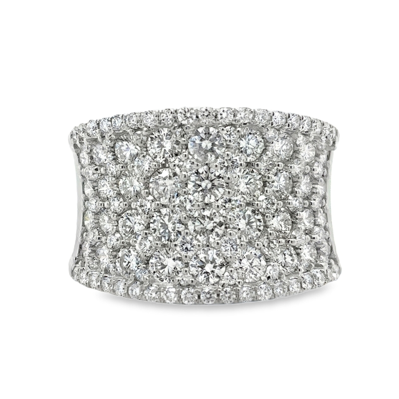 Diamond Saddle Ring