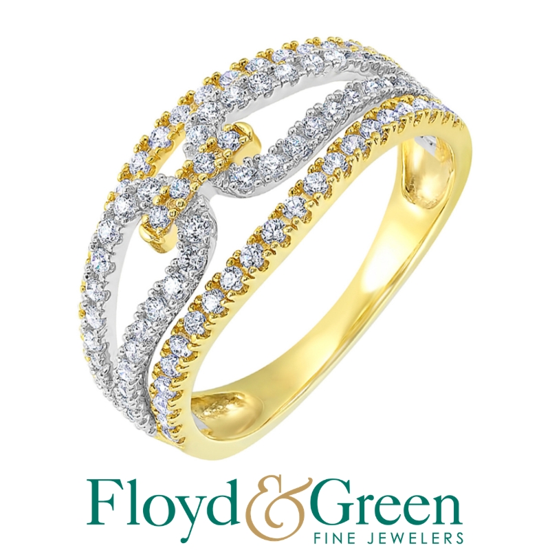 Diamond Link Ring