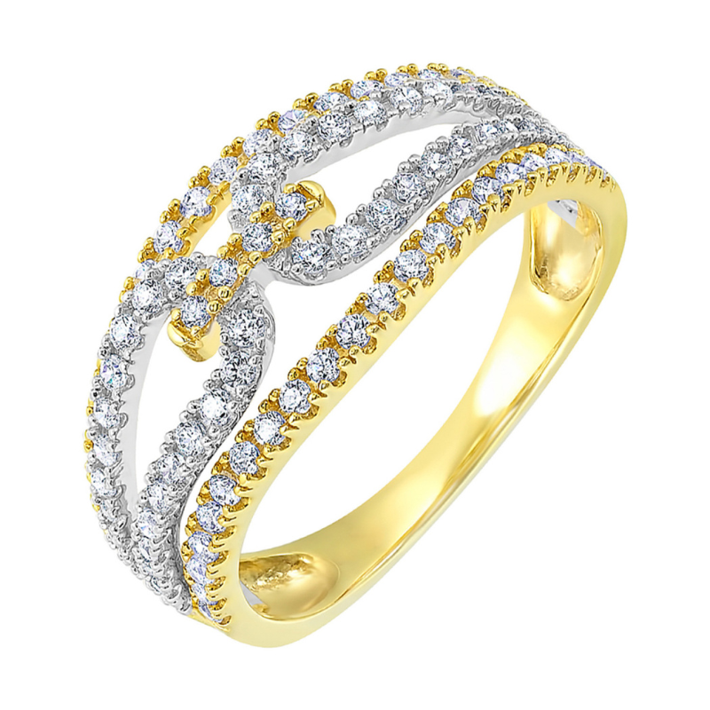 Diamond Link Ring