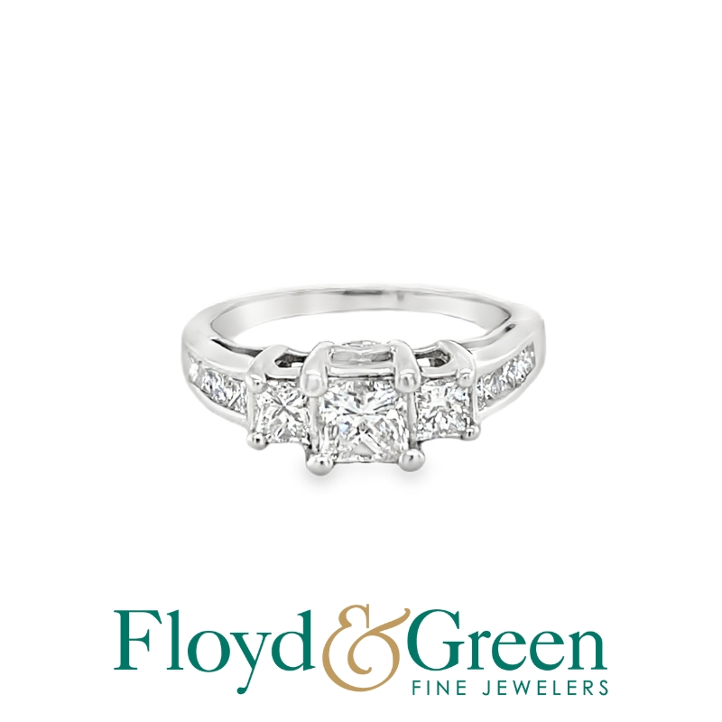 3 Stone Diamond Engagement Ring