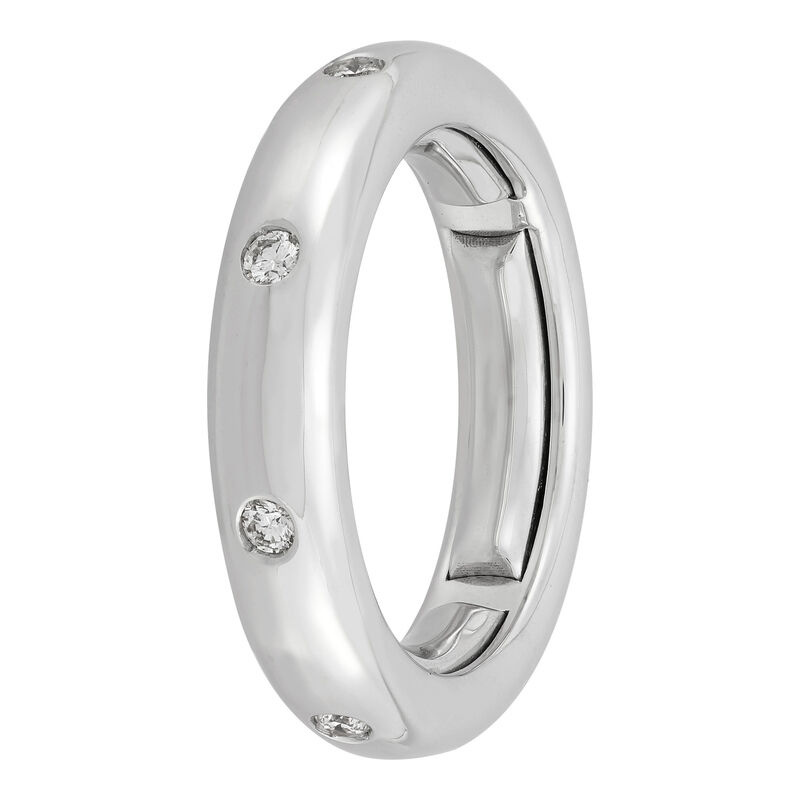 14KW 3MM Solid Diamond .25ctw Band Size 7