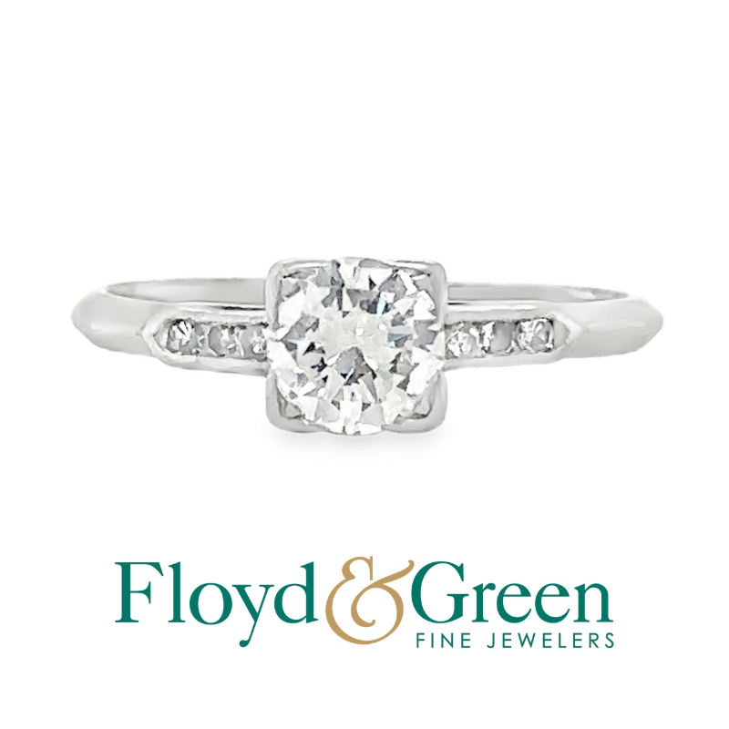 Art Deco Diamond Engagement Ring