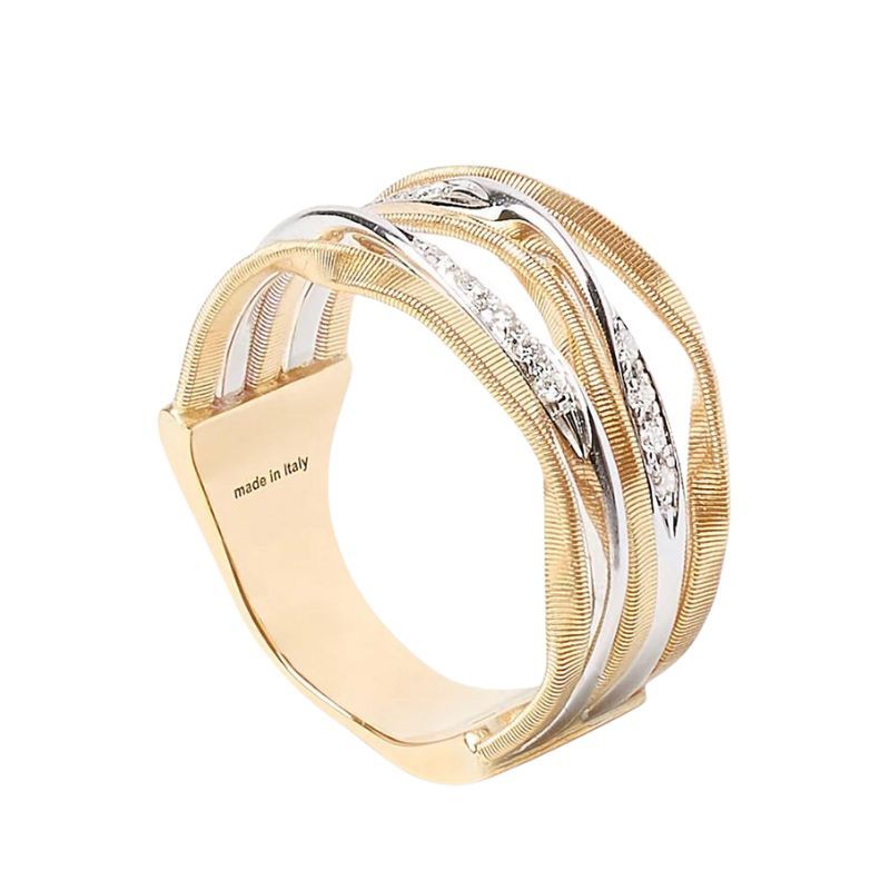 MARCO BICEGO Marrakech Onde 5-Strand Coil Ring