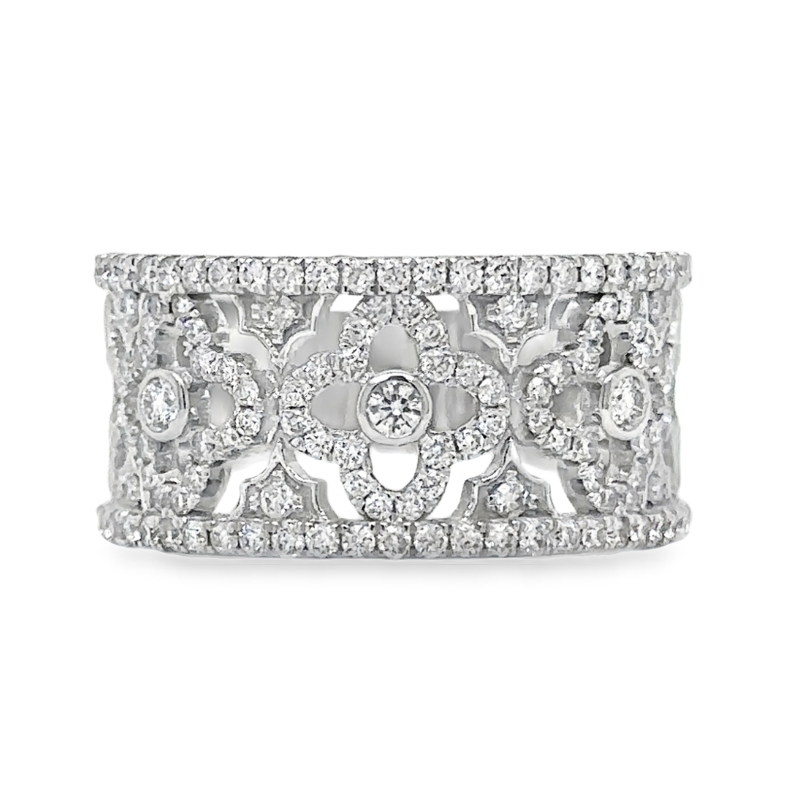 14KW Diamond Fashion Ring 0.73ct Size 7