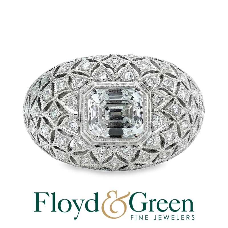Intricate Diamond Dome Ring
