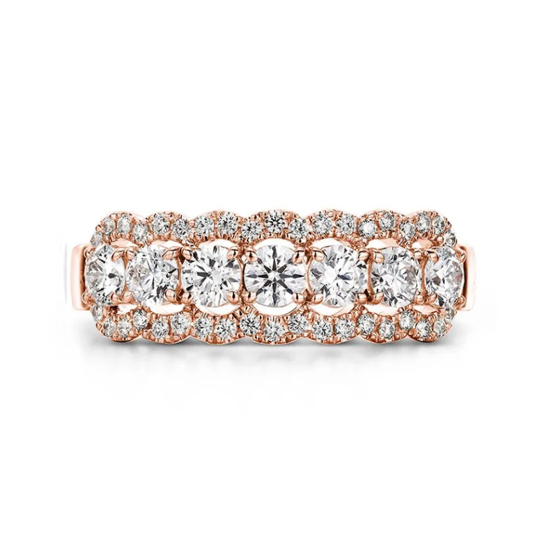 Hearts On Fire Aurora 7-Stone Diamond Band