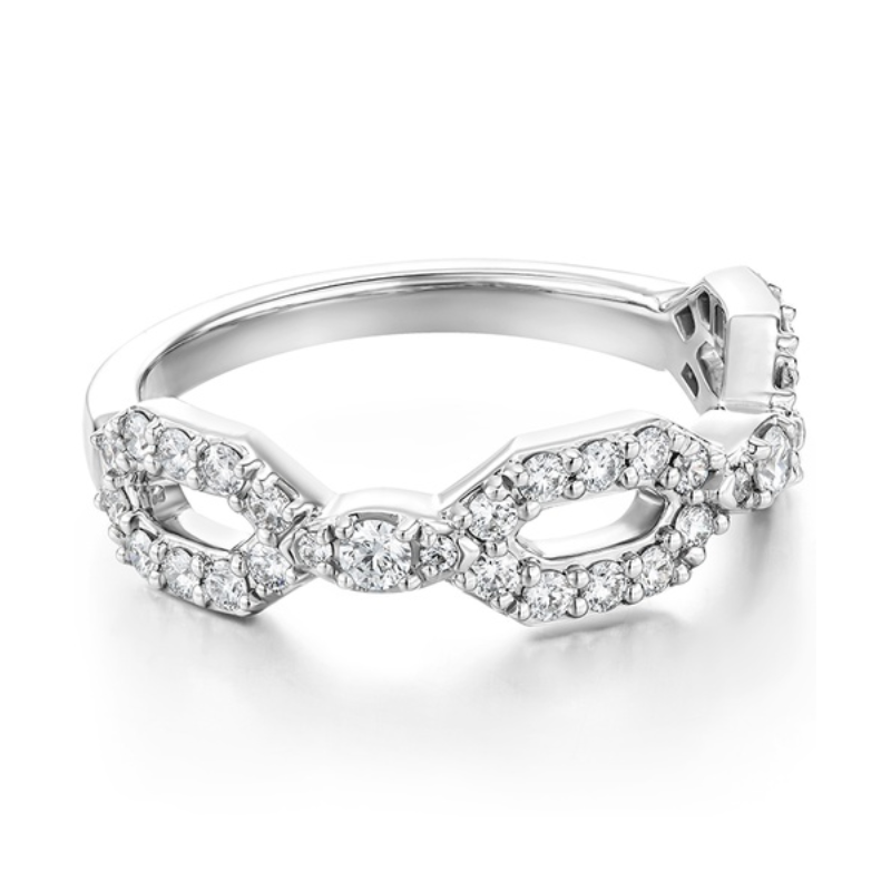 Hearts On Fire Open Regal Diamond Band