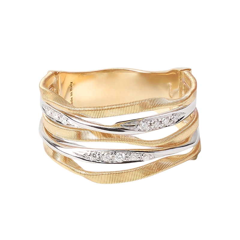 MARCO BICEGO Marrakech Onde 5-Strand Coil Ring