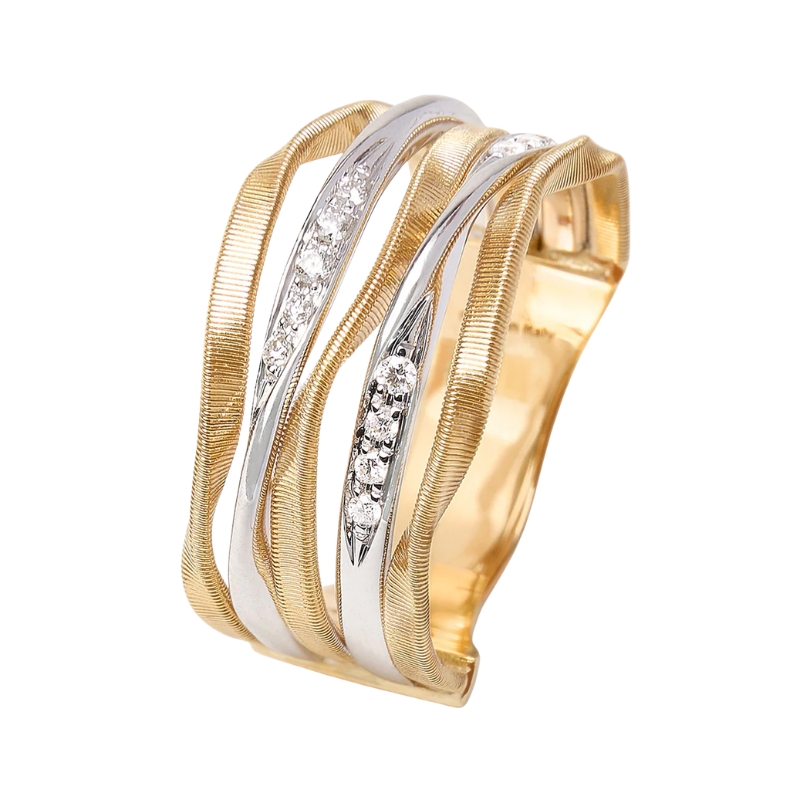 MARCO BICEGO Marrakech Onde 5-Strand Coil Ring