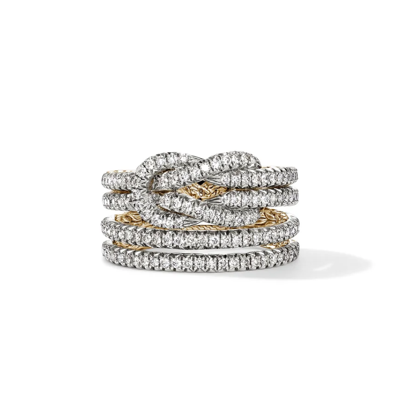 John Hardy Diamond Love Knot Ring