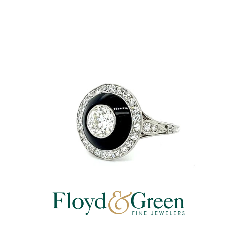 Art Deco Platinum Diamond Ring