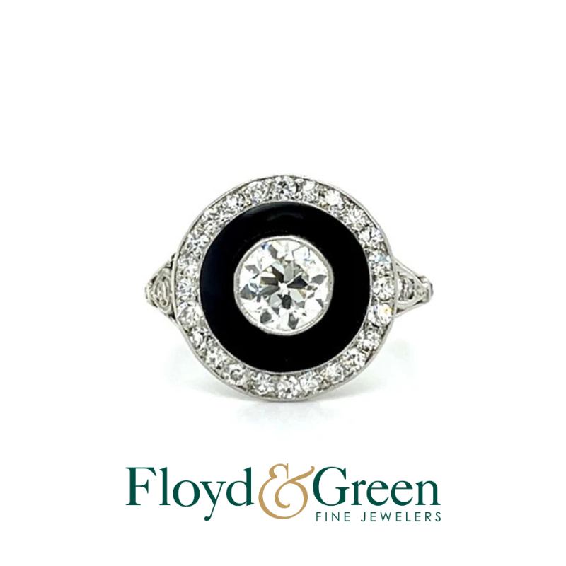 Art Deco Platinum Diamond Ring