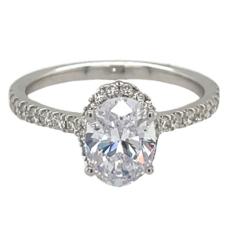 Diamond Halo Engagement Ring Setting