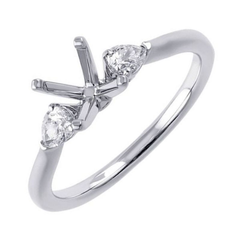 3 Stone Engagement Ring Setting