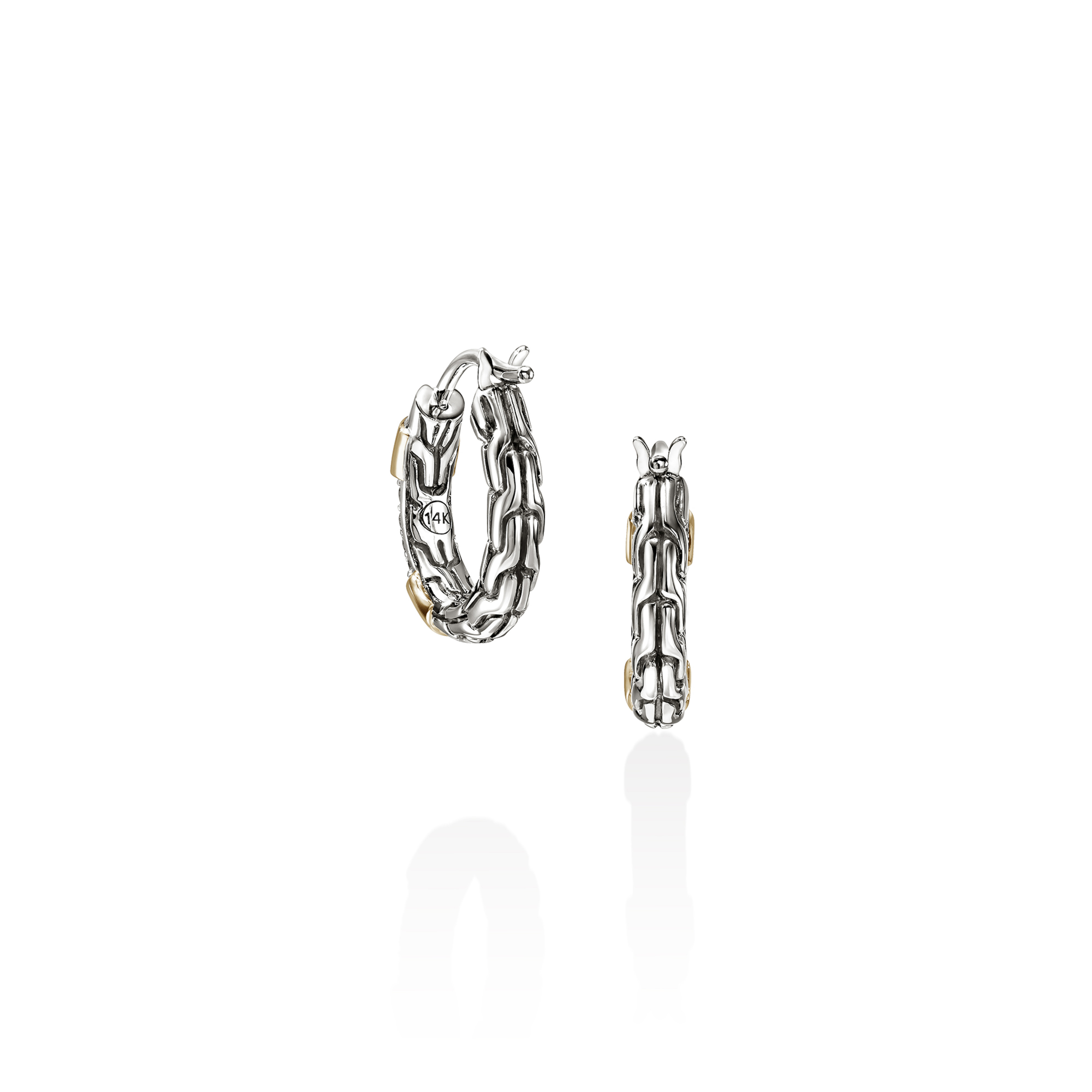 JOHN HARDY Essentials Diamond Hoop Earrings