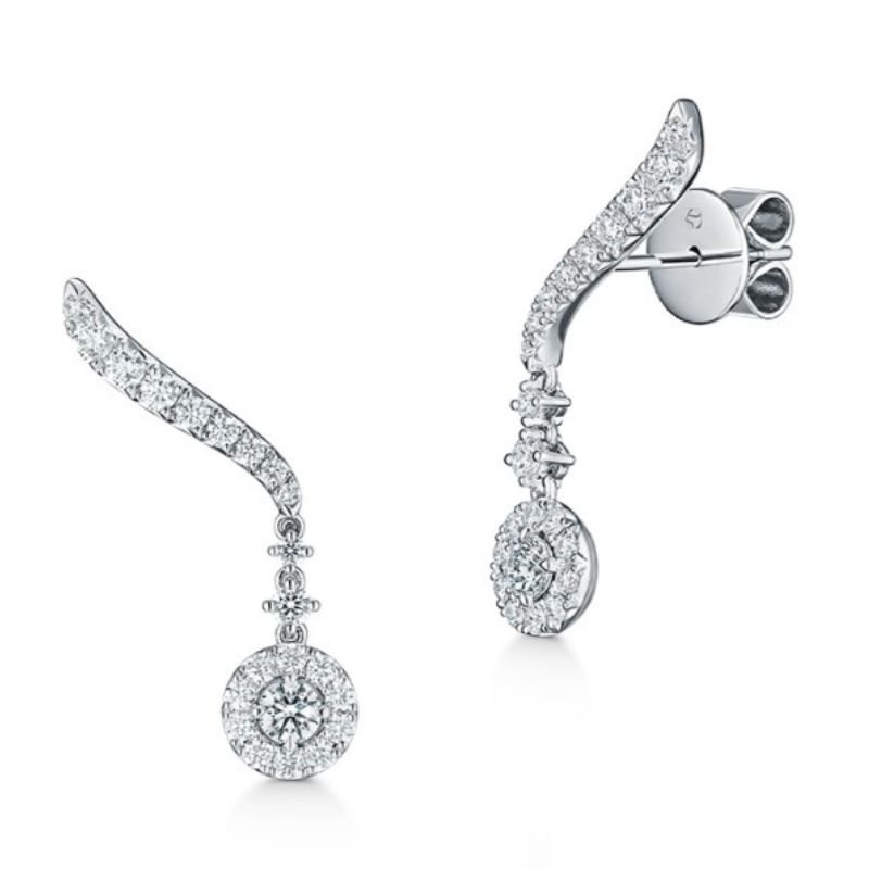 HEARTS ON FIRE Vela Drop Earrings