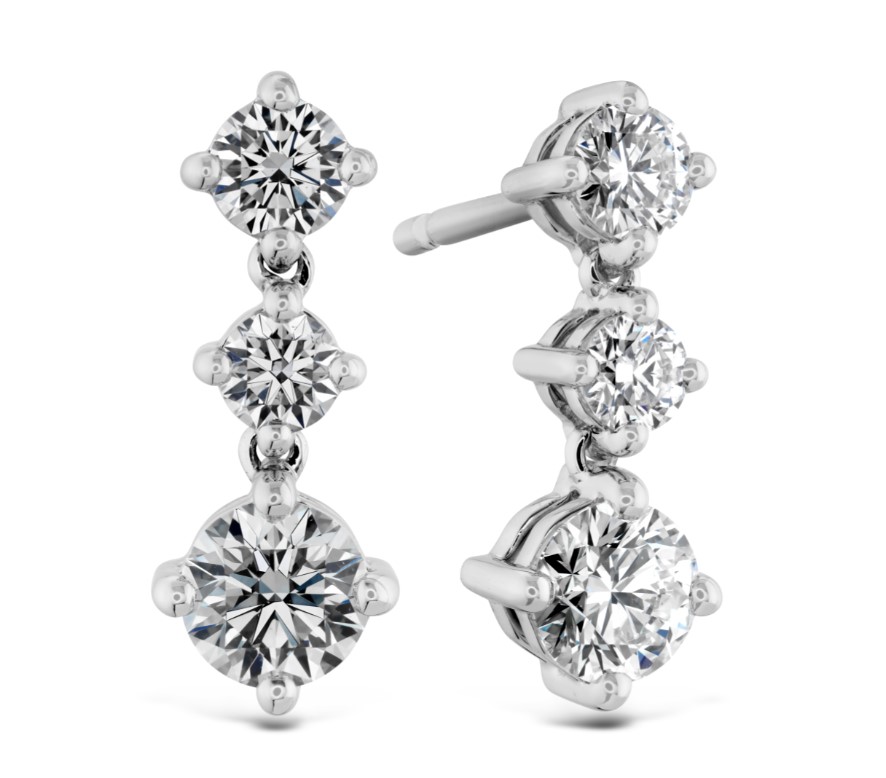 HEARTS ON FIRE Cascade Mini Drop Earrings