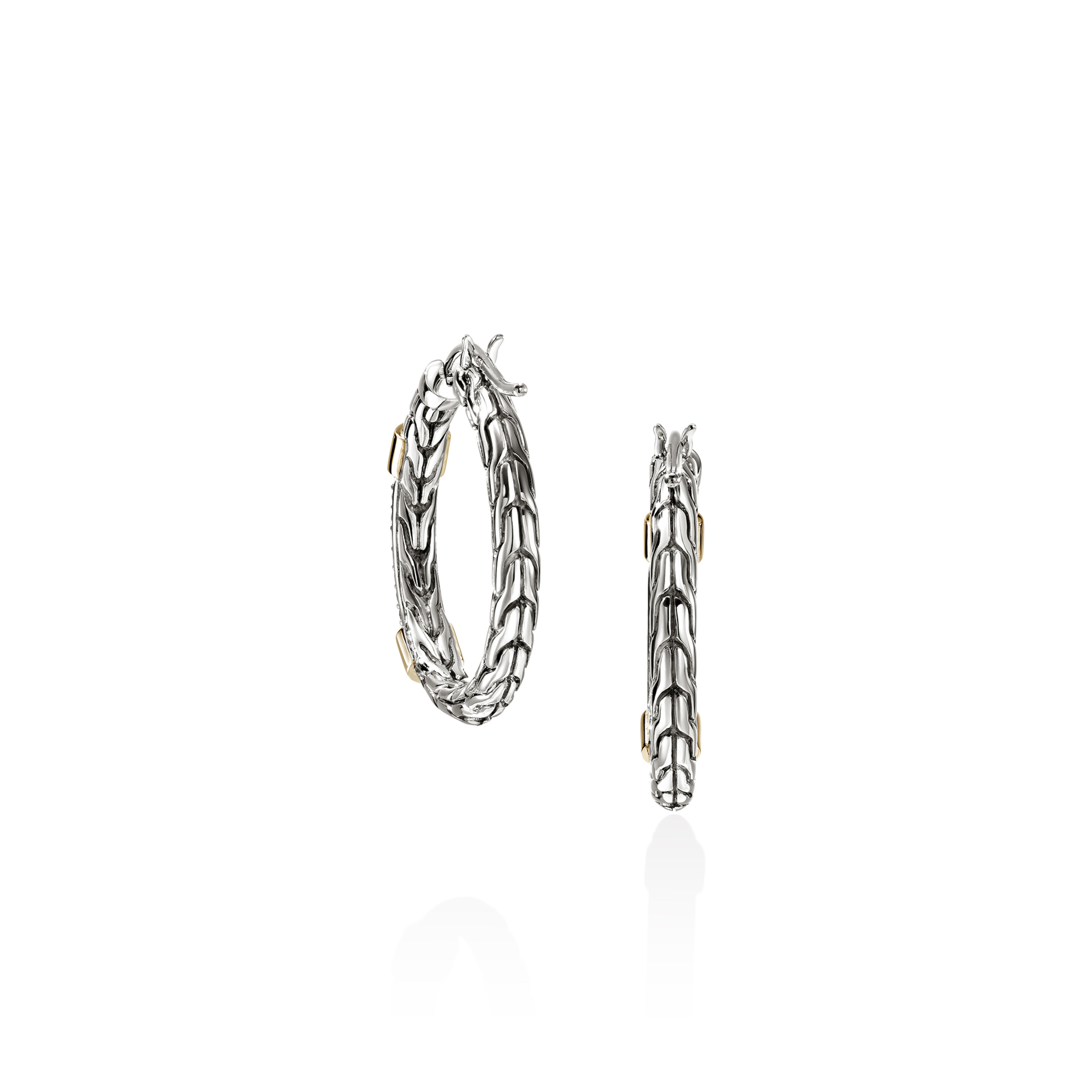 JOHN HARDY Essentials Diamond Hoop Earrings