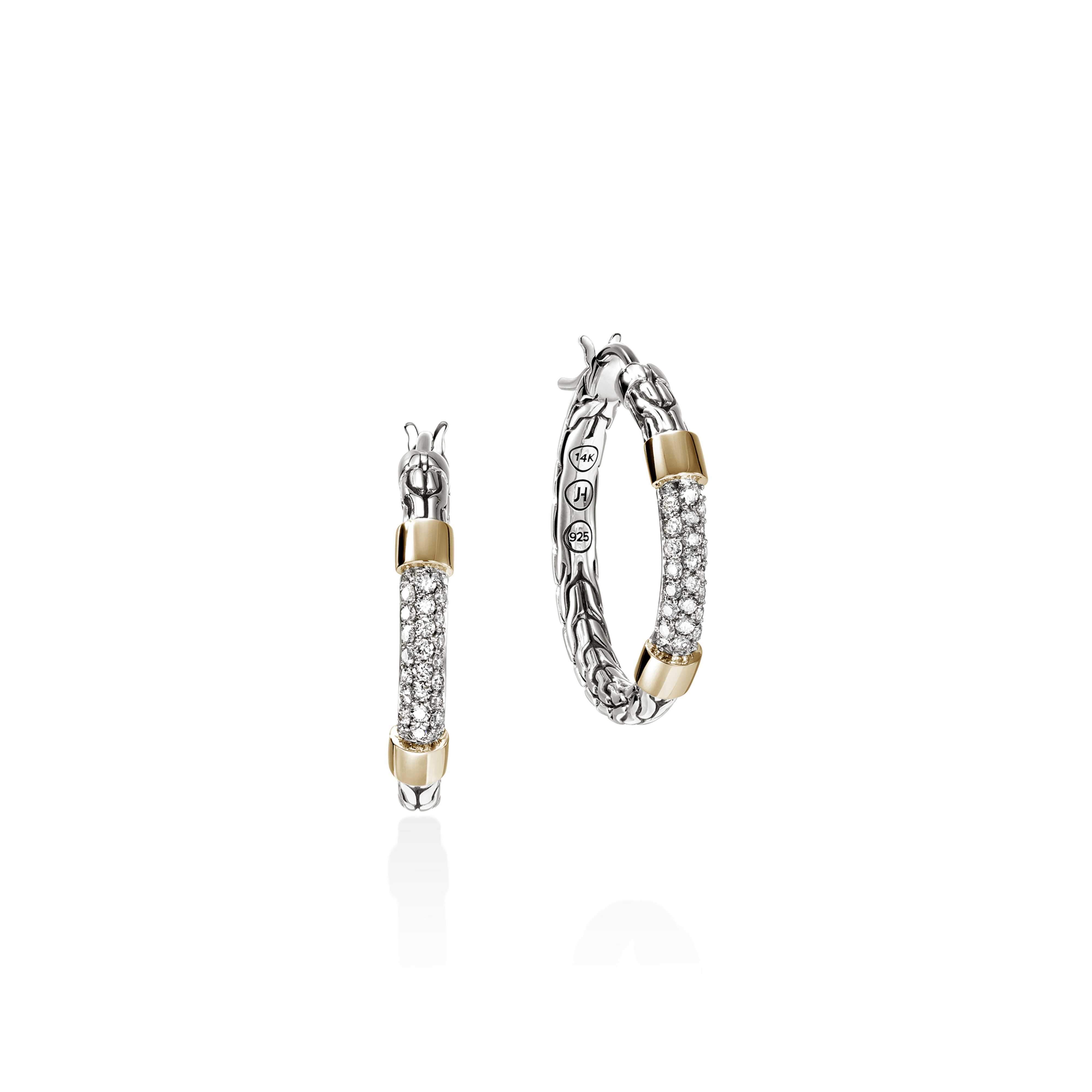 JOHN HARDY Essentials Diamond Hoop Earrings