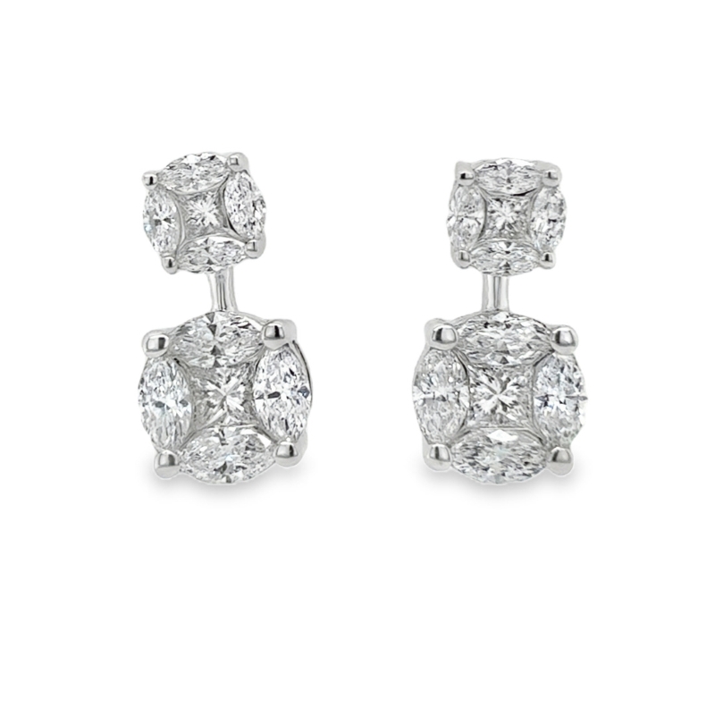 Diamond Drop Earrings