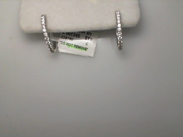 14KW 0.5ctw I-J SI1 diamond hoop earring