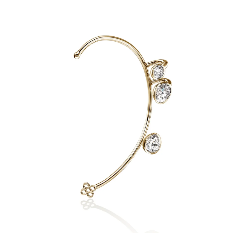 John Hardy Lovestruck Ear Cuff with Lab Grown Diamonds