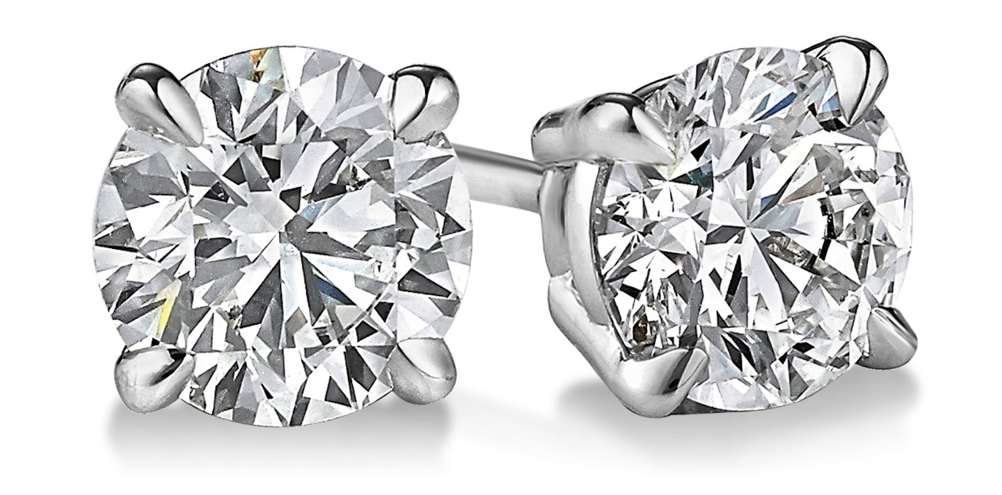 Diamond Stud Earrings 1.65ctw