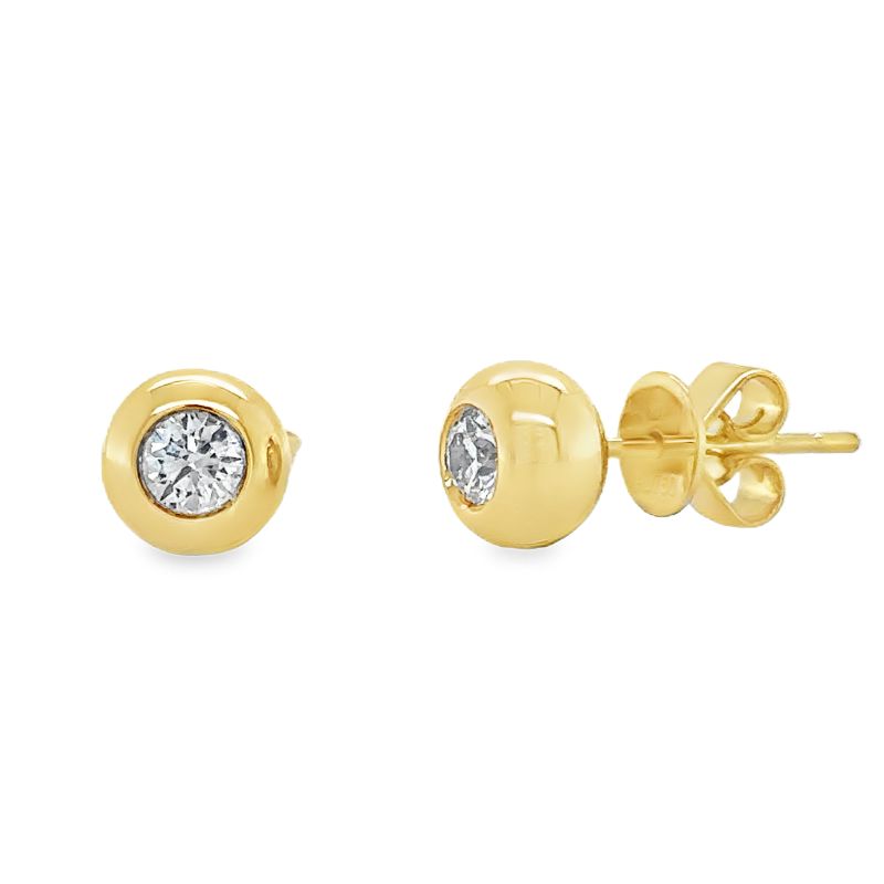 18KY Dream Solitaire Stud Earrings .41ctw G/H VS

J1946896-01