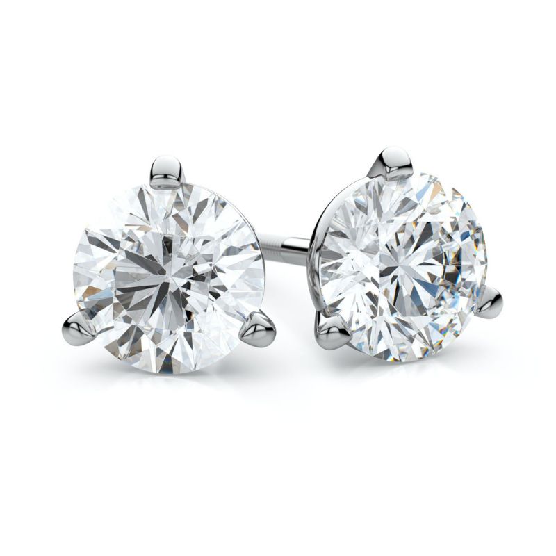Lab Grown Diamond Stud Earrings 0.75ctw