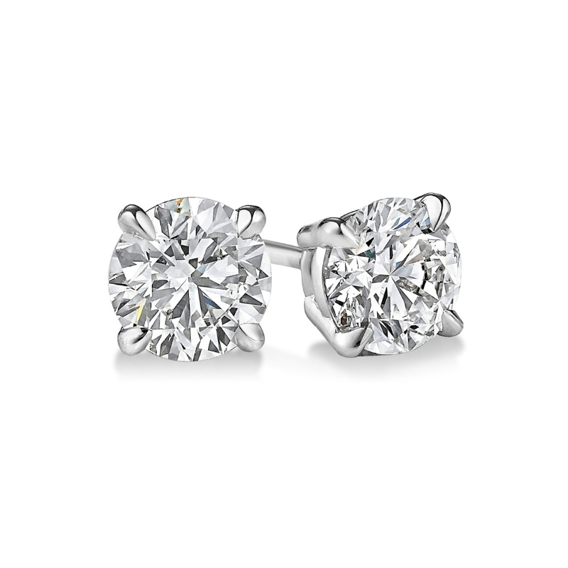 LAB Diamond Stud Earrings 0.50ctw