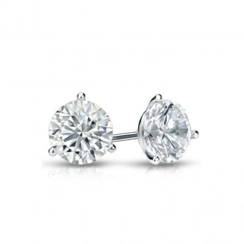 3-Prong Lab Grown Diamond Studs
