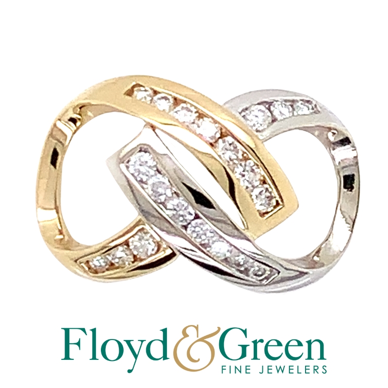 Diamond Freeform Pendant