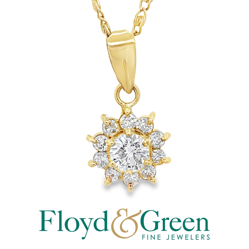 Diamond Cluster Pendant