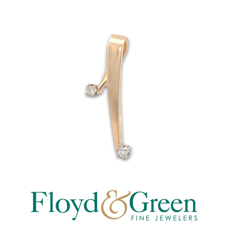 Freeform Diamond Pendant