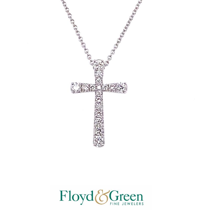 Diamond Cross Pendant Necklace