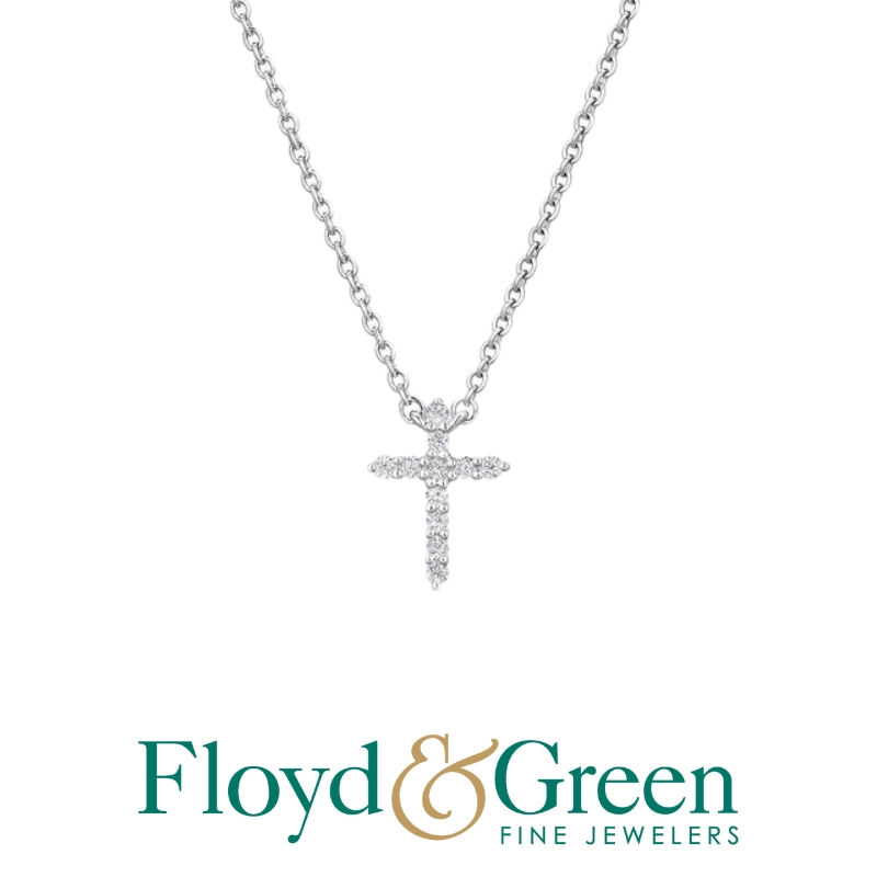 HEARTS ON FIRE Signature Cross Pendant