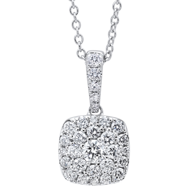 14KW/Y Dia .50ctw Pendant Necklace