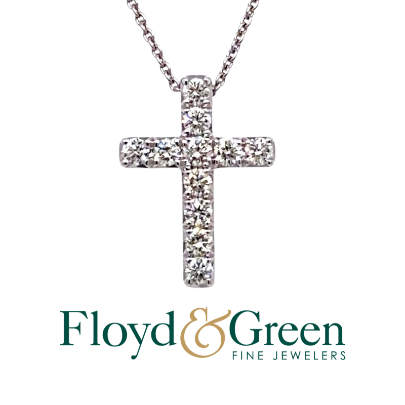 Petite Diamond Cross Pendant