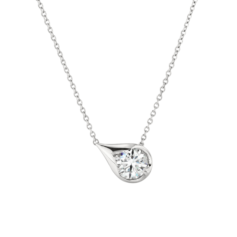 HEARTS ON FIRE Lu Diamond Droplet Pendant Necklace