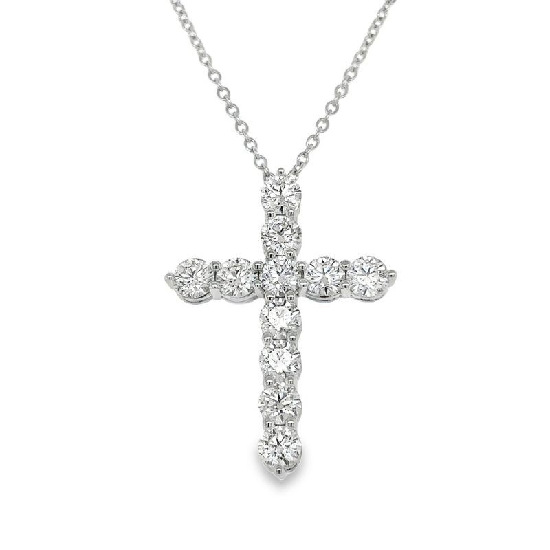 18 Luxe Signature Cross Pendant 2.81 ctw
