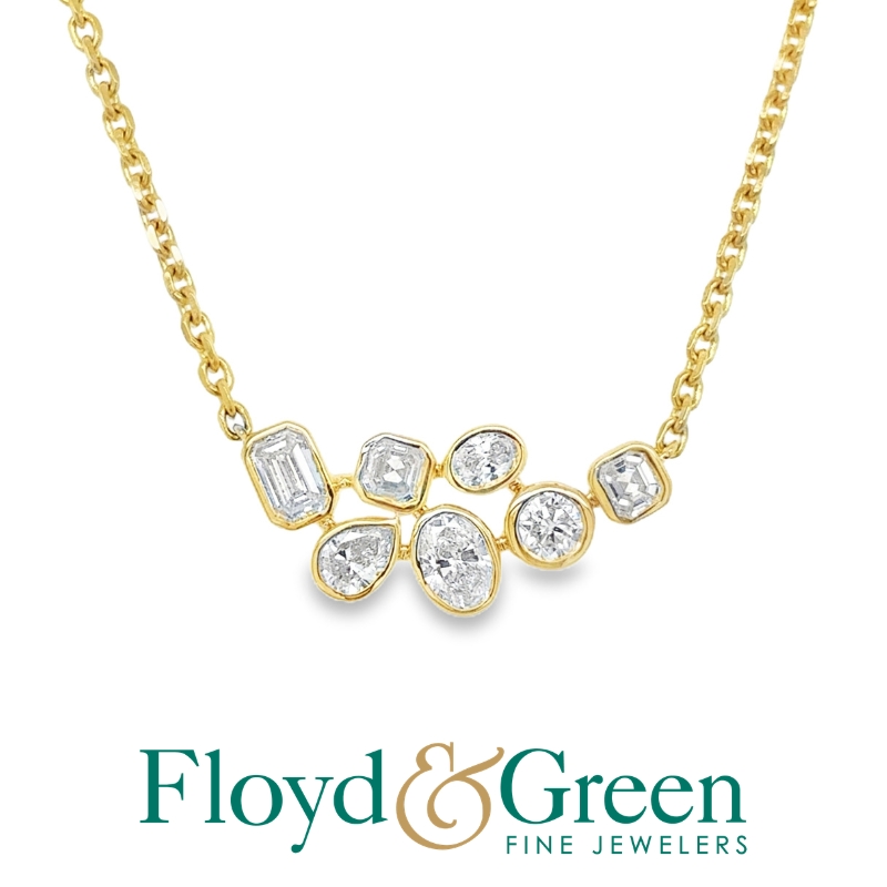 14KY MF Fashion Pendant with Dia .84ctw