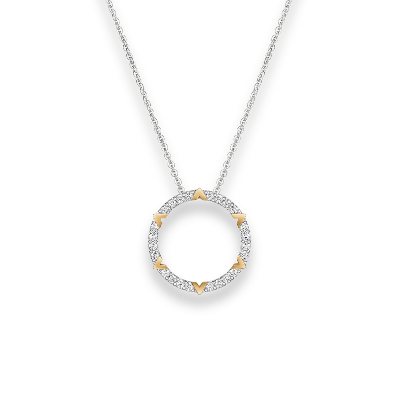 HEARTS ON FIRE Copley Pavé Diamond Pendant Necklace